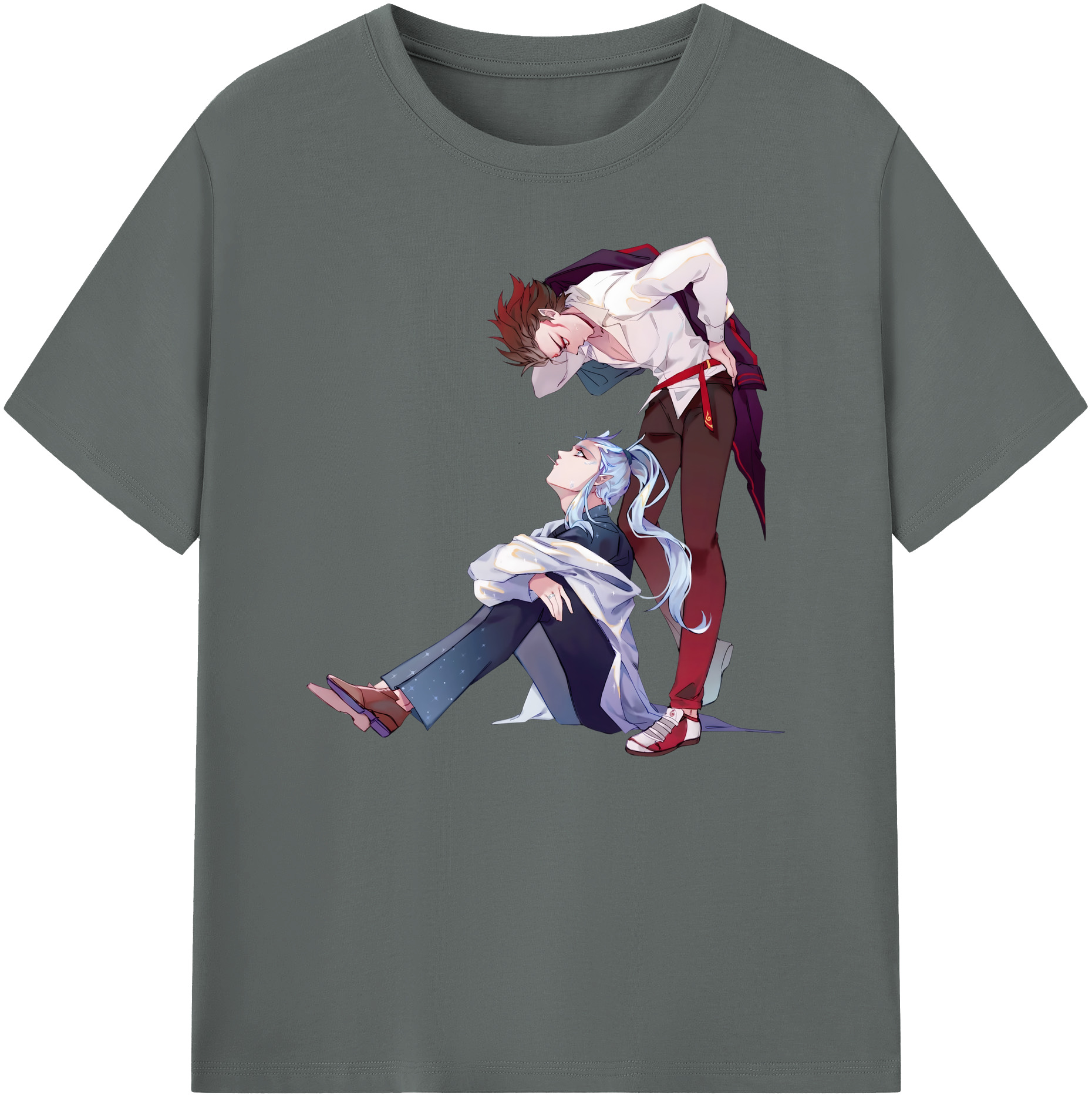 （画像用） Ne Zha 2 ナタ 魔童の大暴れ 綿100％ メンズ半袖Tシャツ｜肌触りやわらか＆通気性